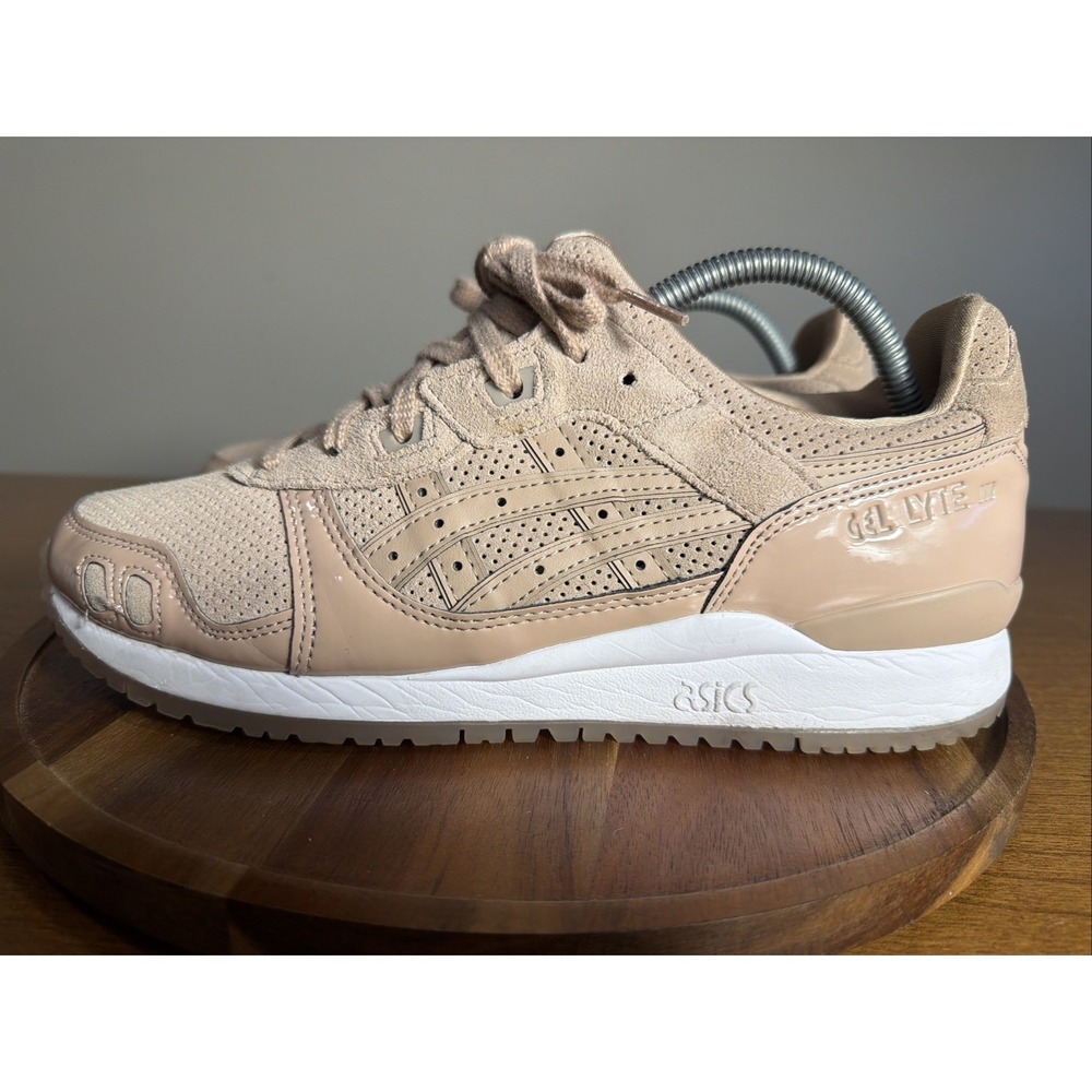 Asics Gel-Lyte III OG Mens Size 9 Dusty Steppe Pink Patent Leather Sneakers